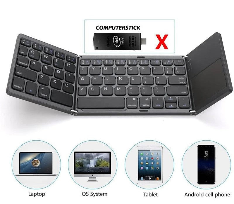 Wireless Bluetooth foldable keyboard