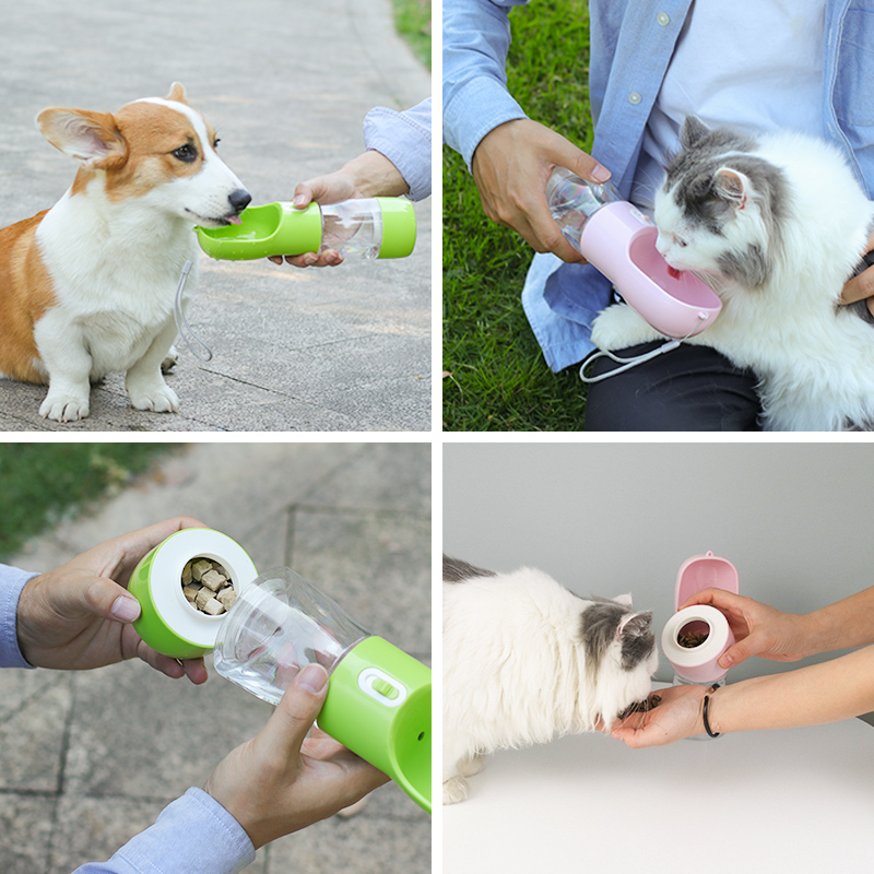 Pawsbottle2go™ | Portable cat/dog bottle for food and water.