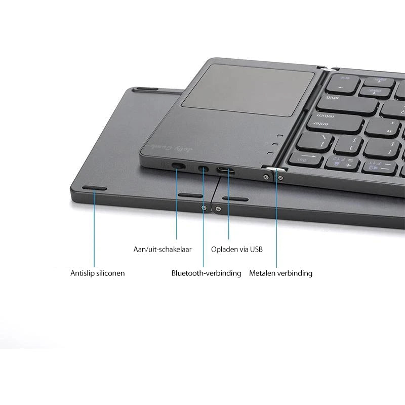 Wireless Bluetooth foldable keyboard