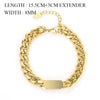 Gold Plated armband- charme armcandy