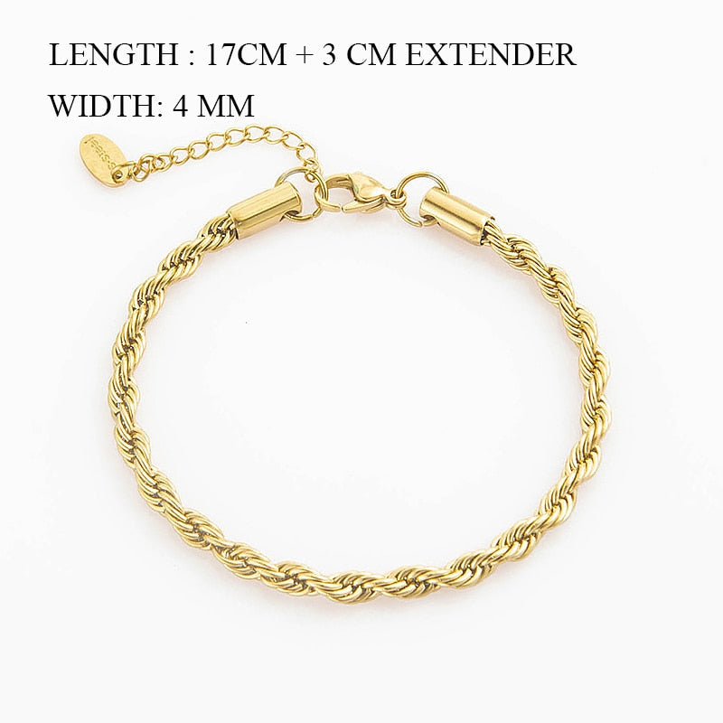 Gold Plated armband- charme armcandy