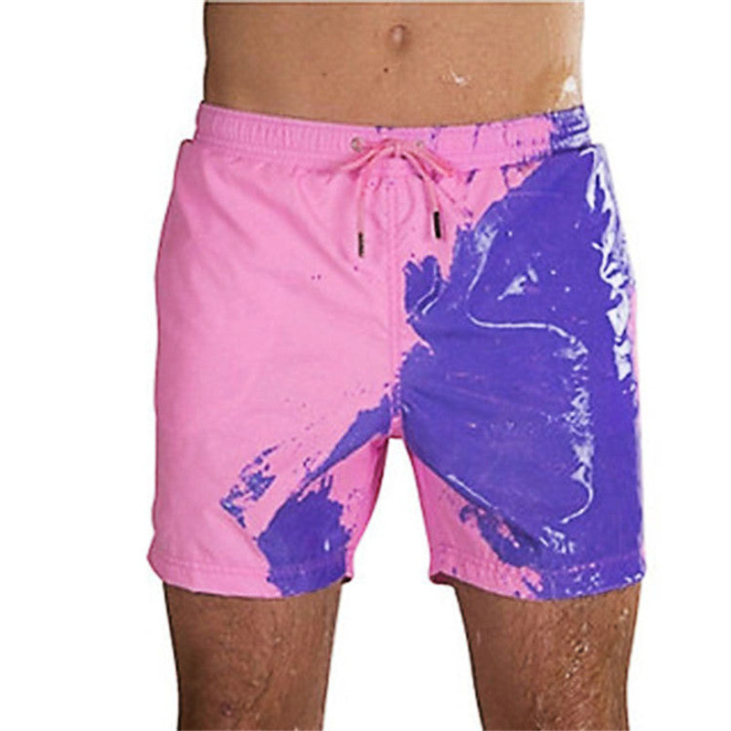 ColourChange Swim Shorts™ | Color-changing swim shorts for males.