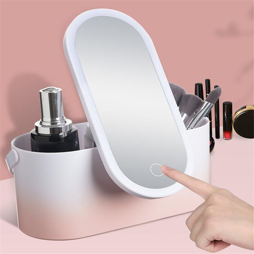 GlamMirror™ - The Portable Makeup Case with LED Mirror!